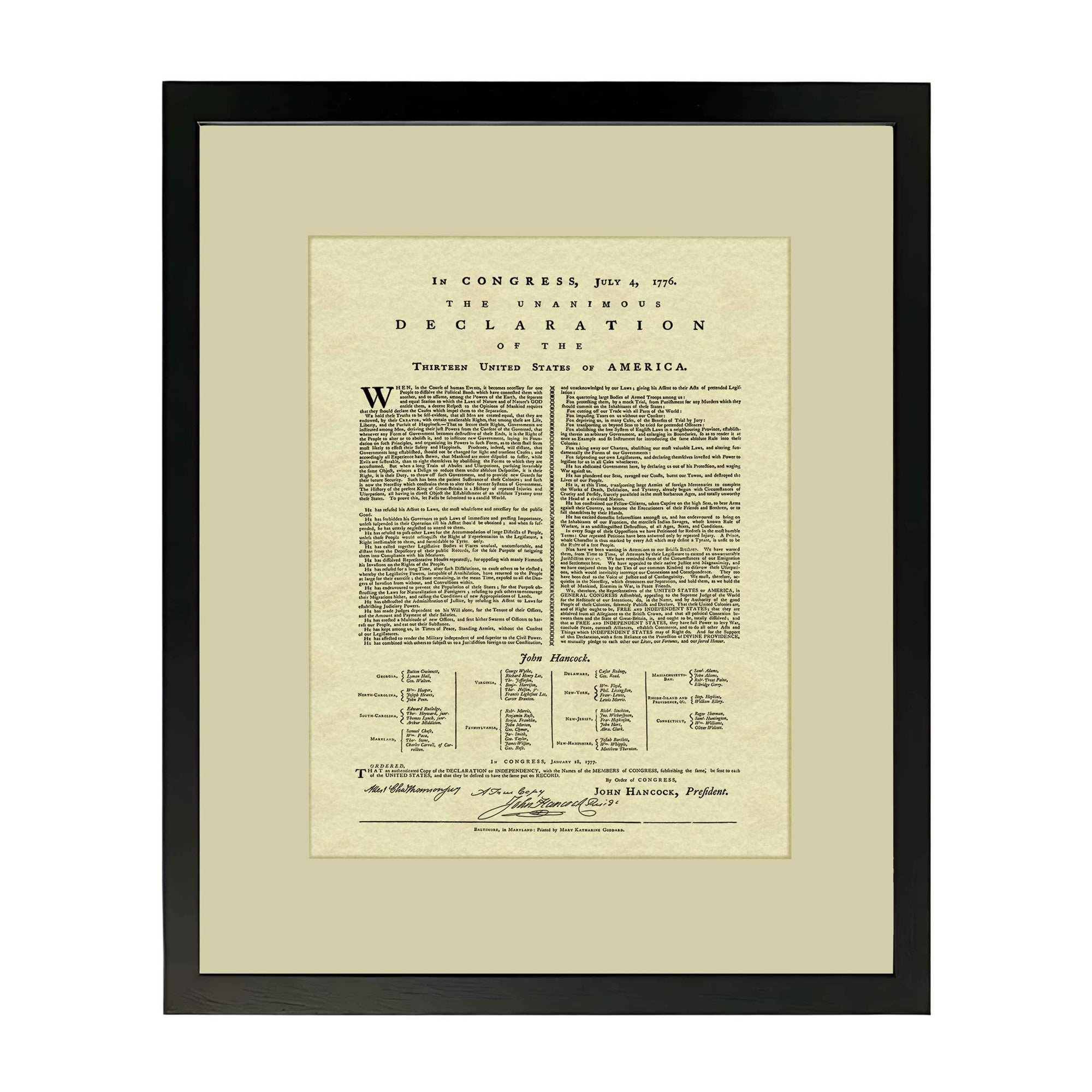 History Framed: Wall Art