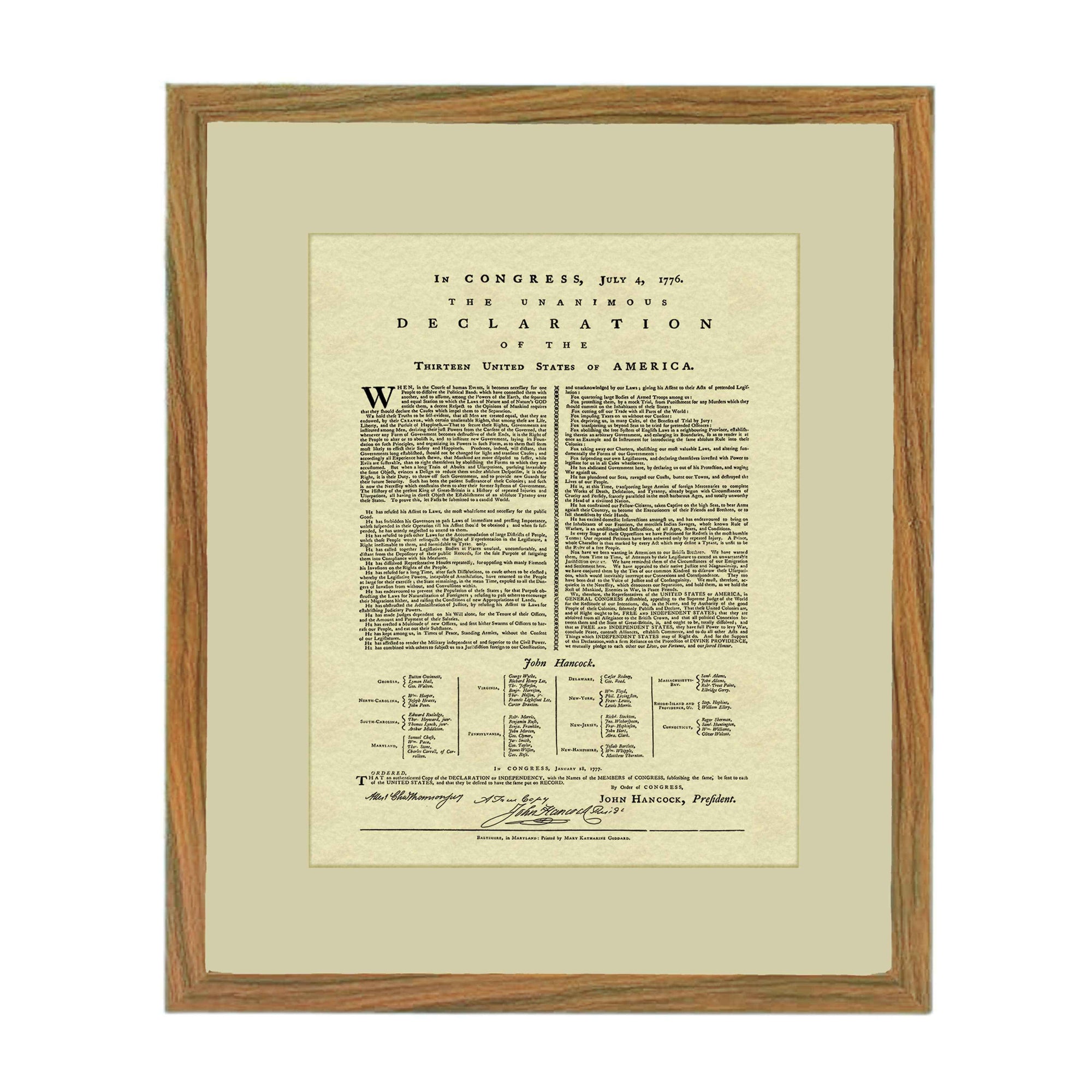 History Framed: Wall Art