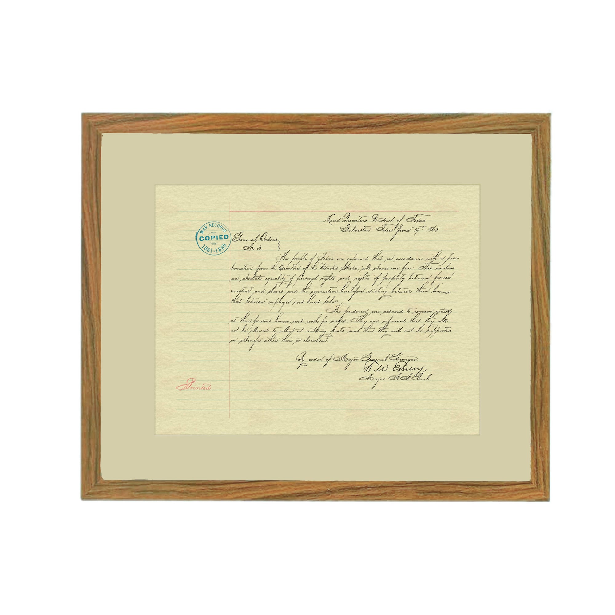 History Framed: Wall Art