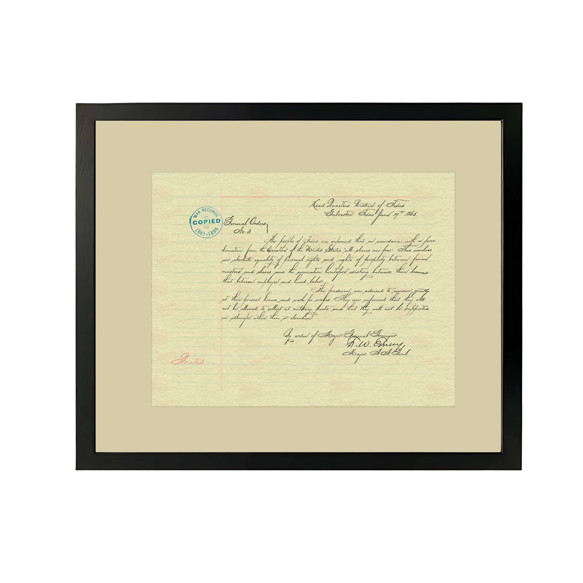 History Framed: Wall Art