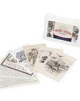 50-card set of Historic Cartoons in a plastic keepsake box - History By Mail