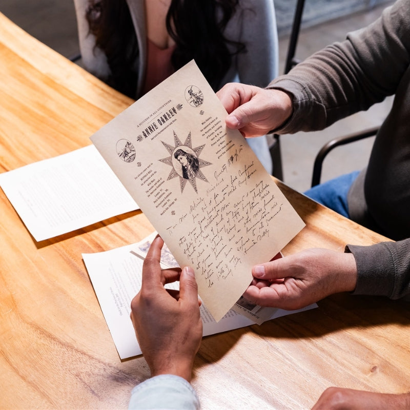 Letter from Annie Oakley to President McKinley replica - History By Mail