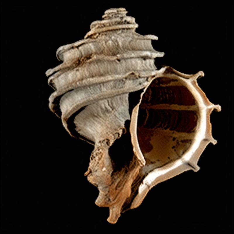 Ecphora Gardnerae is an extinct snail that inhabited the seas along the East coast of America in the Miocene age, many million years ago. - History By Mail