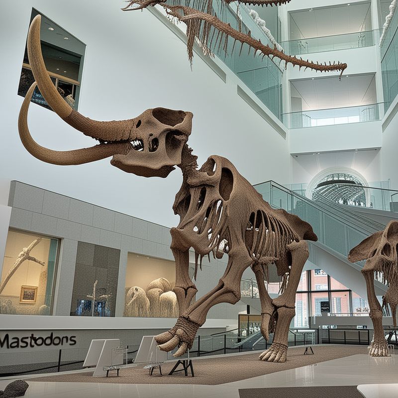 American mastodons had low-domed heads, unlike the higher-domed heads found in mammoths and modern-day Indian elephants. - History By Mail