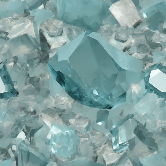 Aquamarine is the green-blue to blue variety of the mineral Beryl. - History By Mail