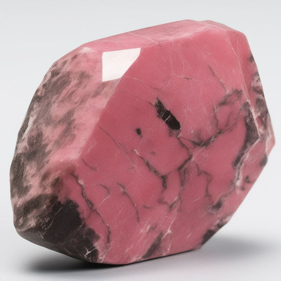 Rhodonite comes in shades that vary from pale pink to deep red. - History By Mail