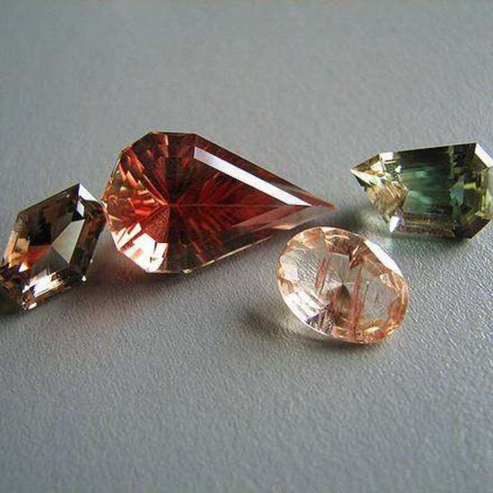Various gem colors of Oregon sunstone. - History By Mail