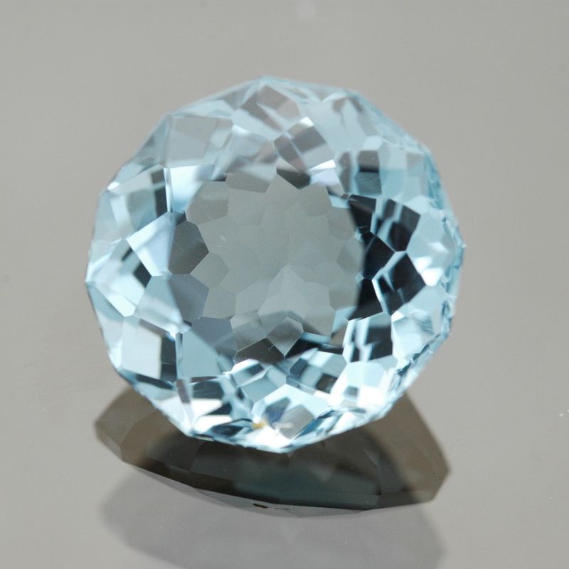 Topaz is commonly thought of as a sky-blue gem, but a deep blue hue is rare in nature. - History By Mail