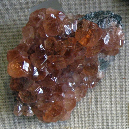 Striated crystals of hessonite, a variety of the grossular species. - History By Mail
