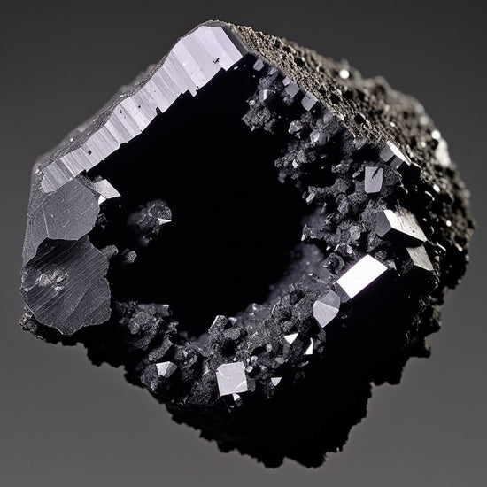 Babingtonite is a calcium iron manganese inosilicate mineral and is black in color. - History By Mail