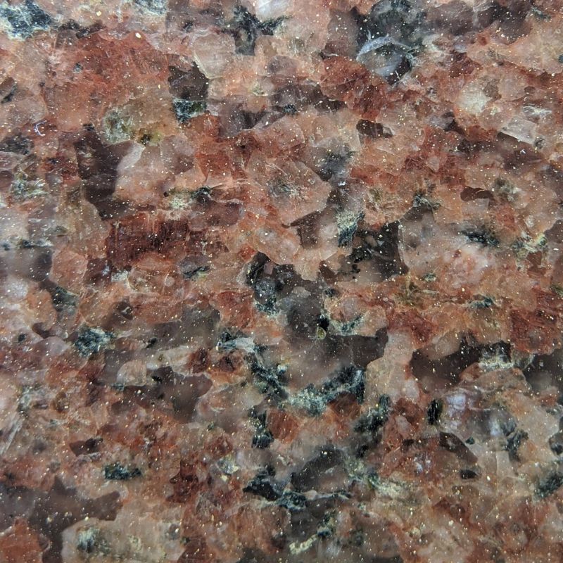 This mineral composition usually gives granite a red, pink, gray, or white color with dark mineral grains visible throughout the rock. - History By Mail