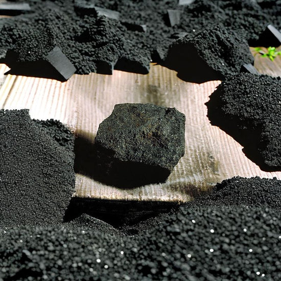 Bituminous coal is blocky and appears shiny and smooth when you first see it but look closer and you might see it has thin, alternating, shiny, and dull layers. - History By Mail