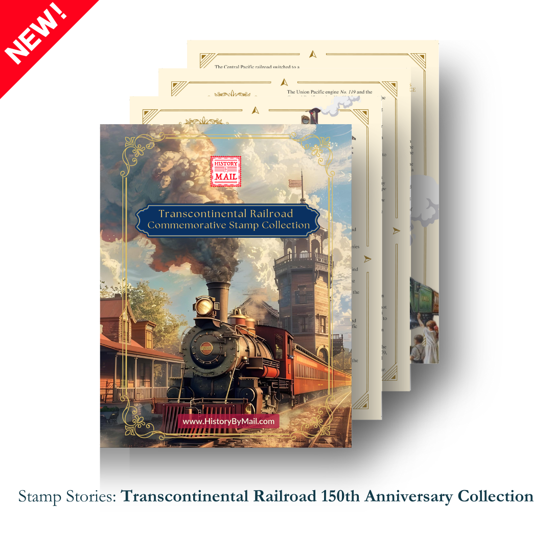 Stamp Stories: Transcontinental Railroad 150th Anniversary Collection