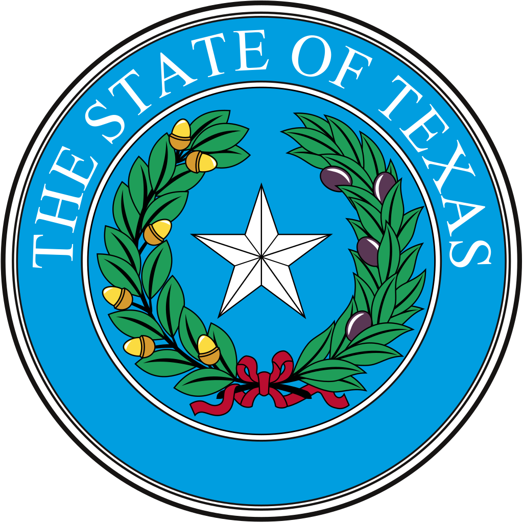 The Texas State Seal, adopted in 1845, features a star of five points, encircled by olive and live oak branches. - History By Mail