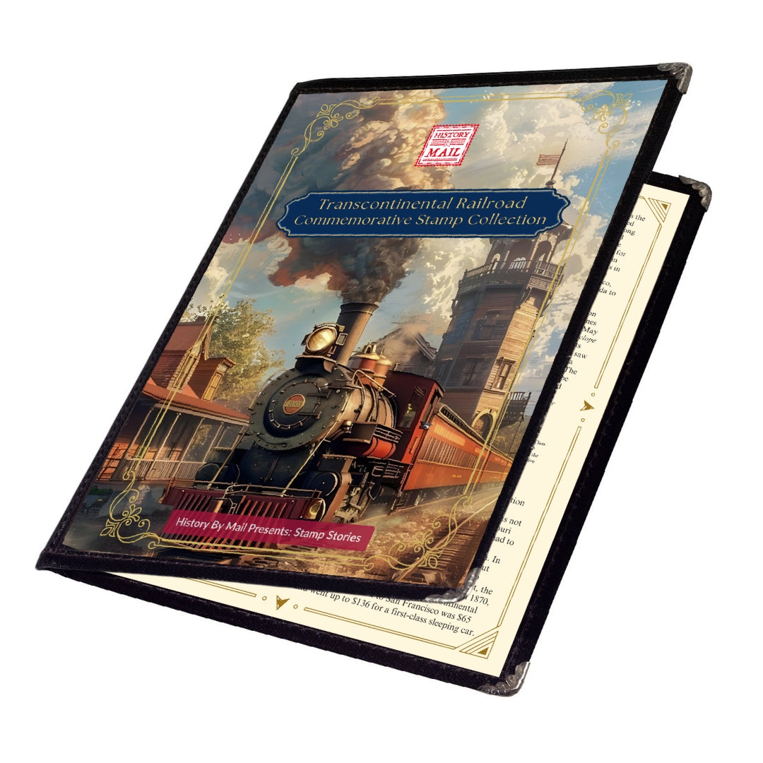 Stamp Stories Transcontinental Railroad Commemorative Stamp Collection 2