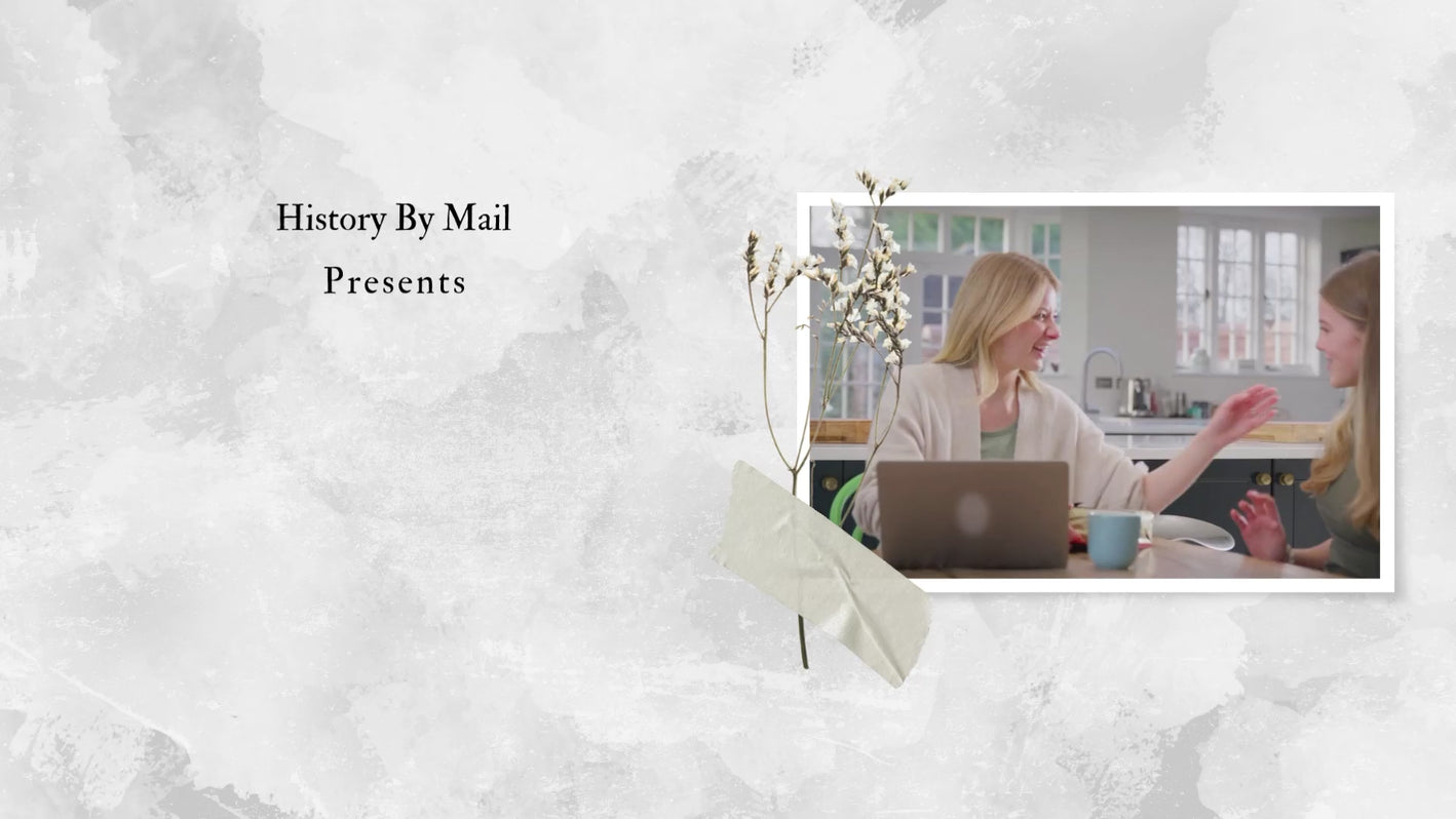 A video by History By Mail explores the history of Mother's Day. The video includes images of historic documents, photographs, and vintage greeting cards related to the holiday. A narrator provides an overview of the origins of Mother's Day, tracing it back to ancient civilizations and its development as a modern holiday in the United States. The video also discusses the role of women's activism and commercialization in shaping the holiday.