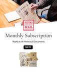 Monthly subscription package from History By Mail