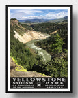 Yellowstone National Park Poster-WPA (Calcite Springs)