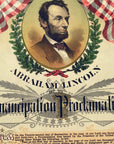 Abraham Lincoln and the Emancipation Proclamation — Archival print