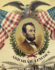 Abraham Lincoln and the Emancipation Proclamation as a small poster