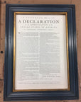 Edes "Declaration of Independence" from the Printing Office of Edes & Gill in Boston