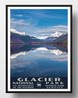 Glacier National Park Poster-WPA (Lake McDonald)