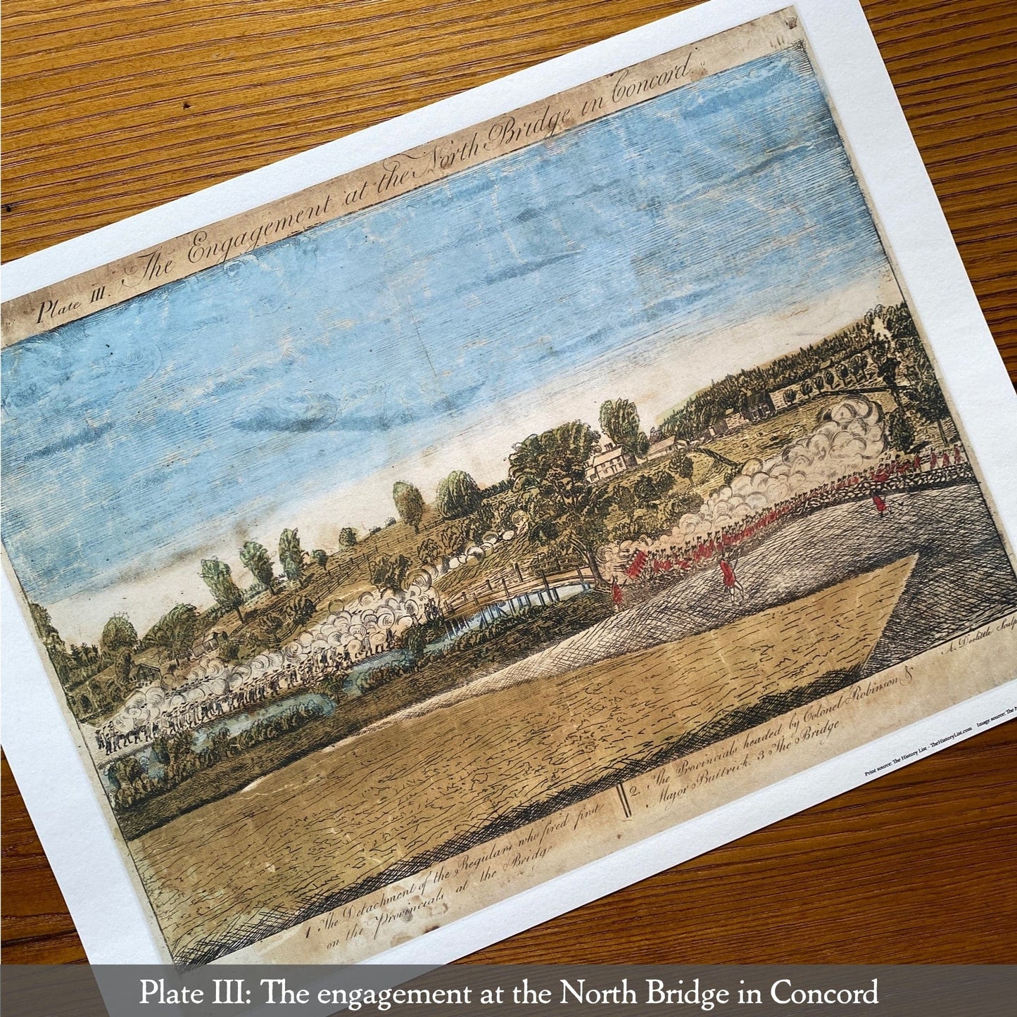 "The Doolittle Engravings of the Battle of Lexington and Concord" Archival Prints