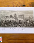 "Battle of Lexington 1775" small poster