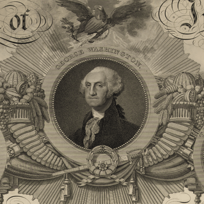 Historic "Declaration of Independence" Engraving by publisher John Binns as a small poster