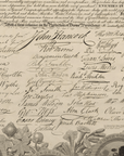 Historic "Declaration of Independence" Engraving by publisher John Binns as a small poster