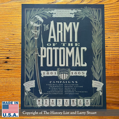 "The Army of the Potomac" as a small poster