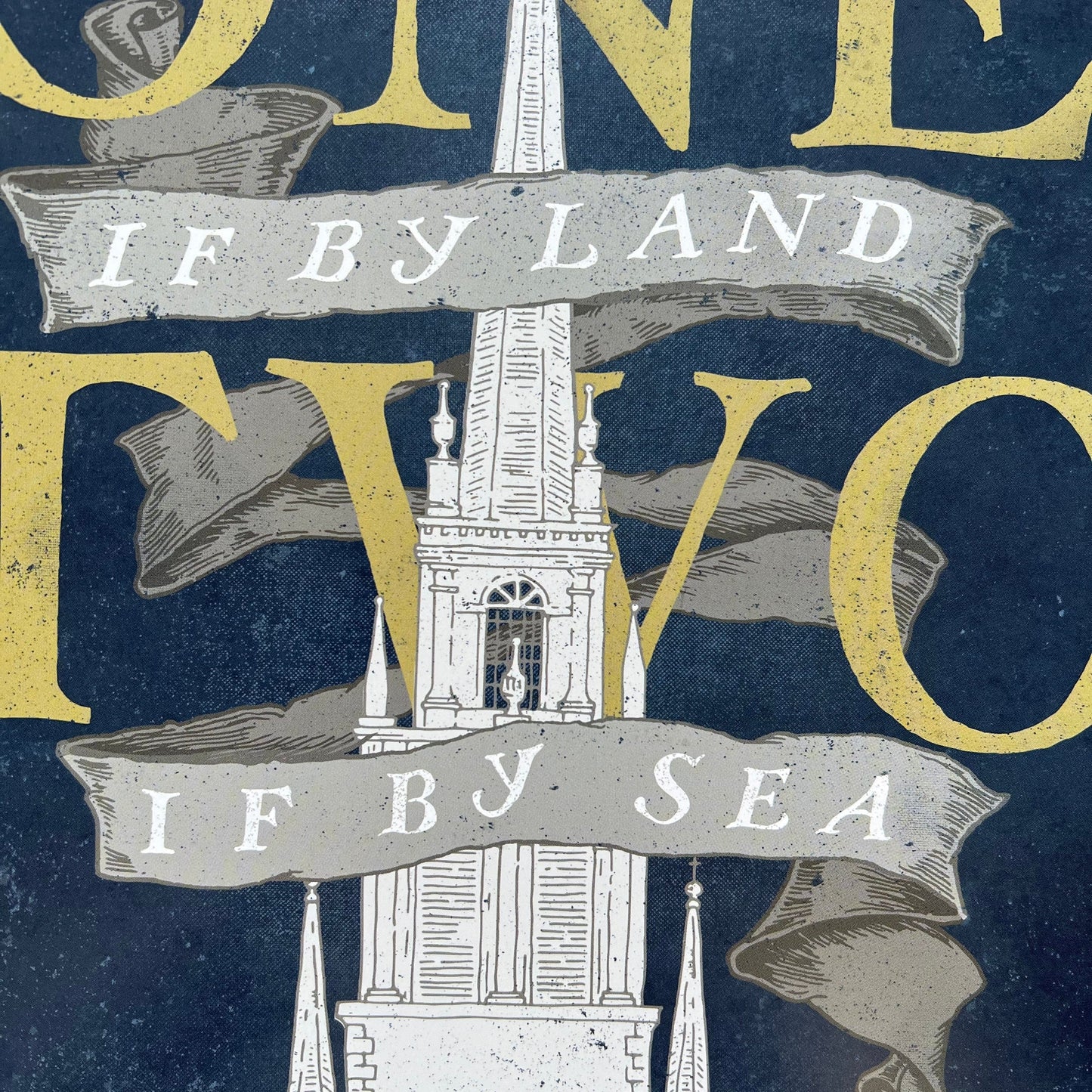 "One if by land . . ." as a small poster