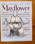 "The Voyage of the Mayflower" as a small poster